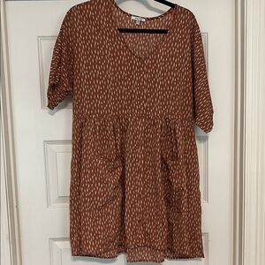 JODIFL Mauve and Cream Mini Dress size S